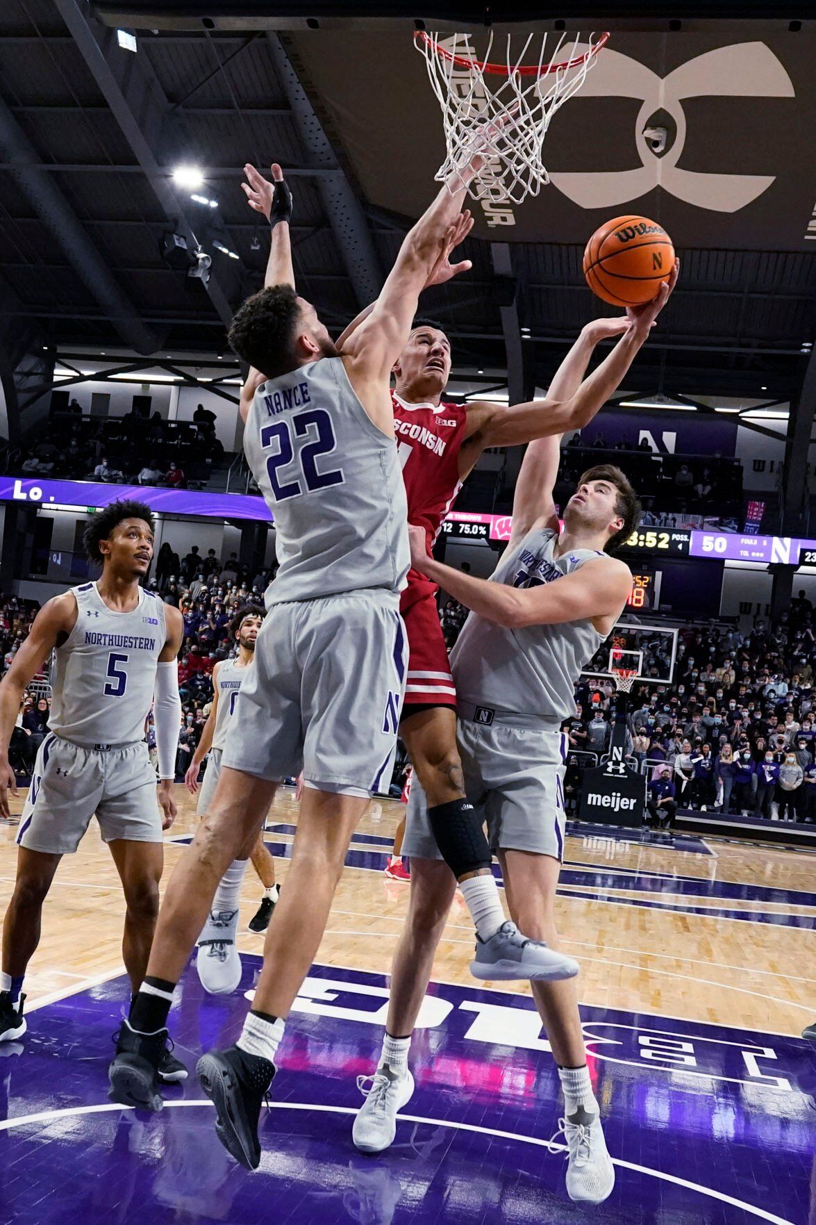 Wisconsin Northwestern Basketball